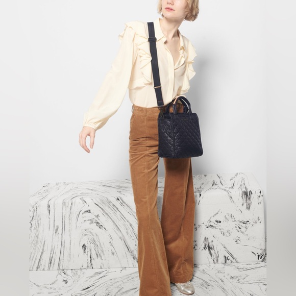 MZ Wallace Black Mini Box Tote/crossbody bag - Picture 13 of 14